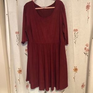 Society+ Burgundy Dress